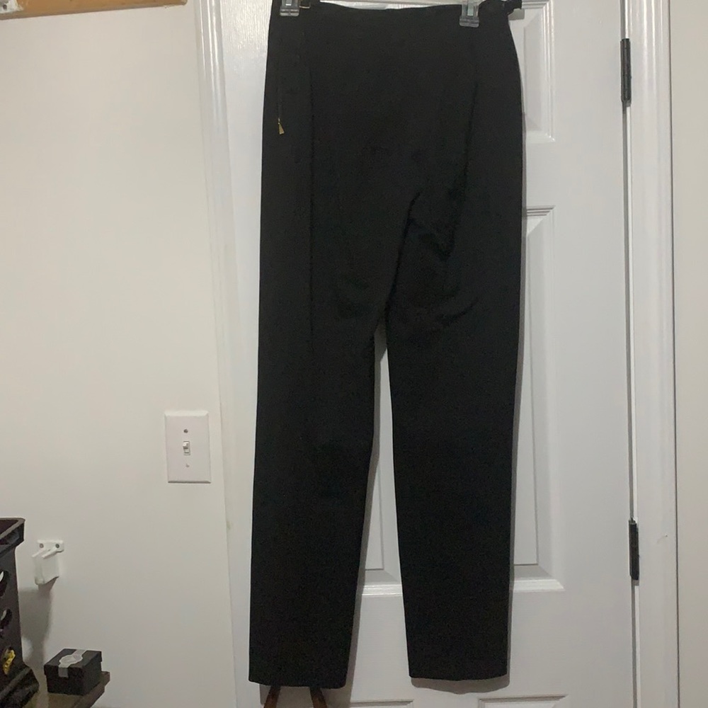 Black Ralph Lauren Slacks with a crease